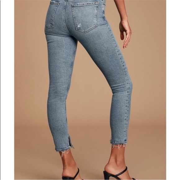 AGOLDE NICO HIGH RISE SKINNY JEANS sz 27 - Picture 2 of 10